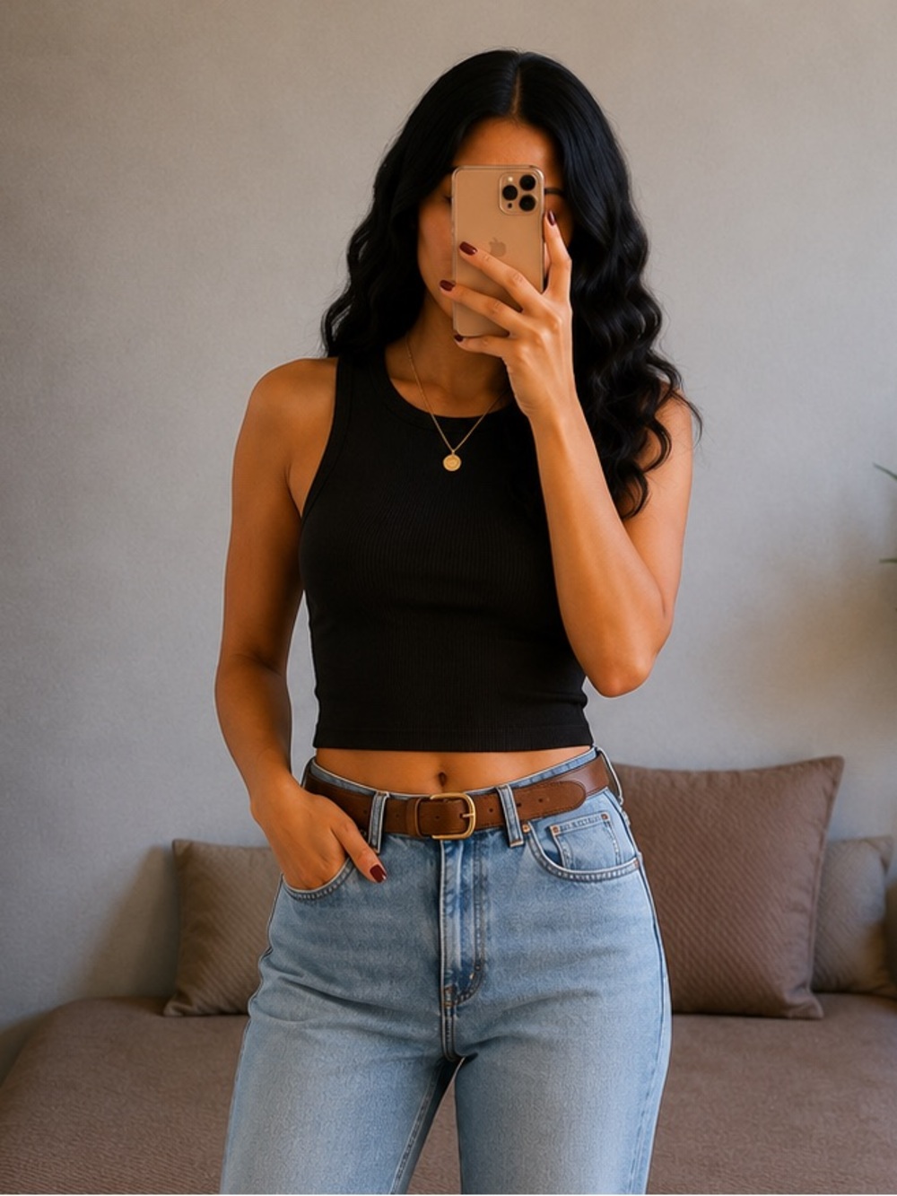Abercrombie & Fitch Black Tank